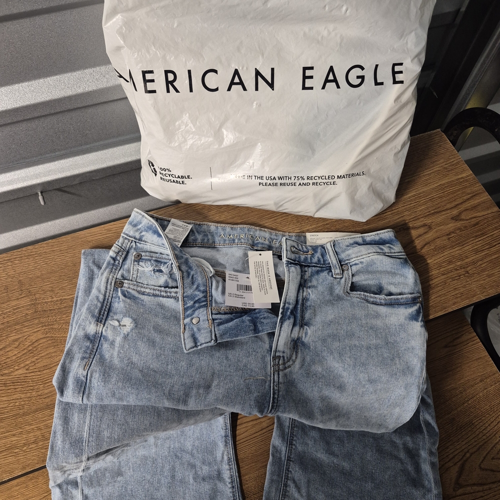 American Eagle Outfitters Light Blue Flare Jeans